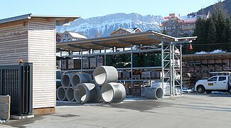 pallet racking with roof