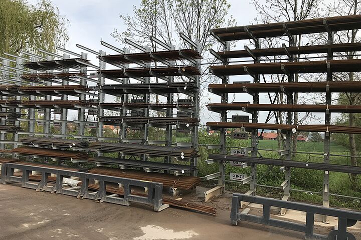 cantilever racking system, galvanized