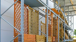 pallet racking with roof